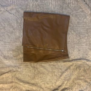 Mini Skirt Faux Leather size 6